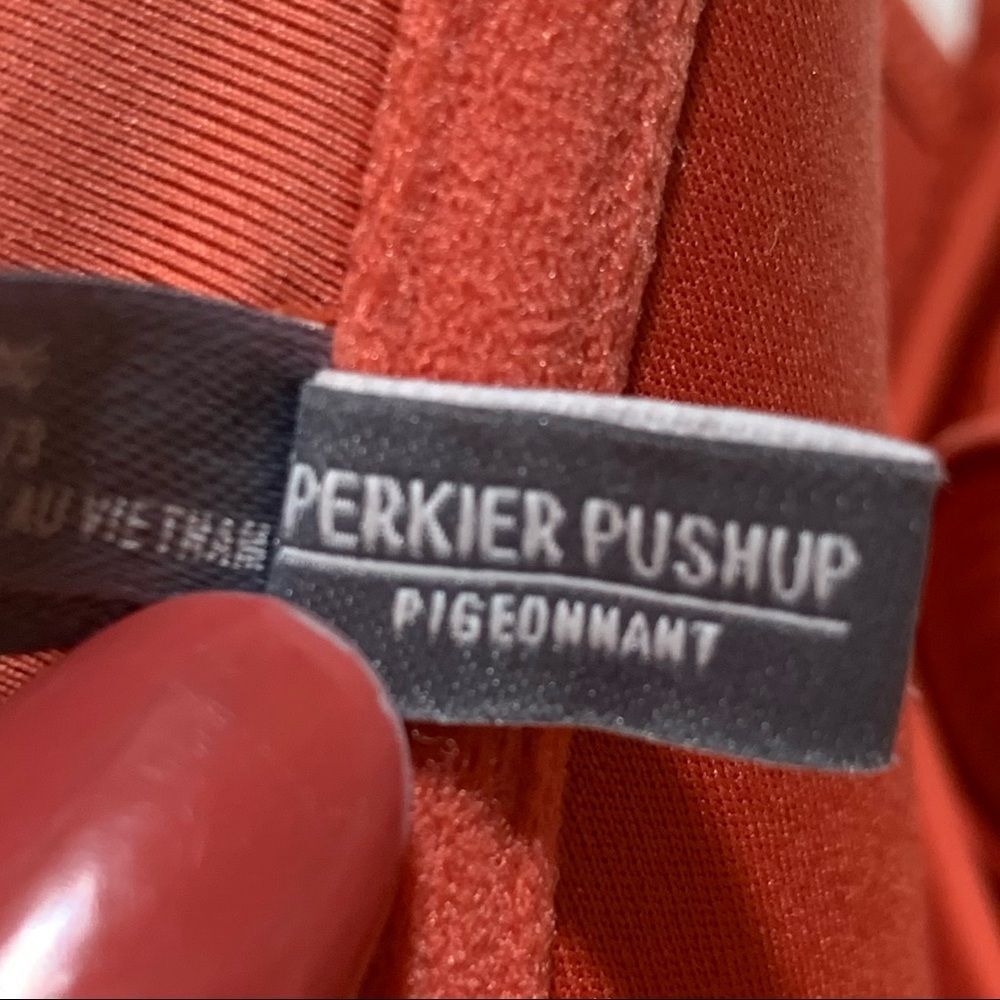 Aerie Peach Crisscross Push-up Bikini Top 38C - Picture 9 of 11